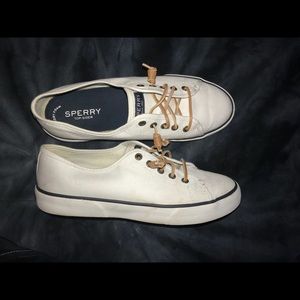 white sperrys